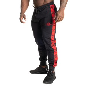 Better Bodies Bronx Track Pants V2 Black/Red