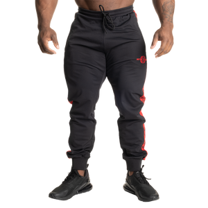 Better Bodies Bronx Track Pants V2 Black/Red