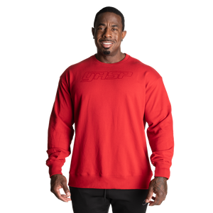 Gasp Division Crewneck, Chili Red