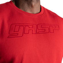 Gasp Division Crewneck, Chili Red