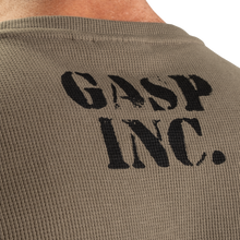 Gasp Thermal Gym Sweater Washed Green