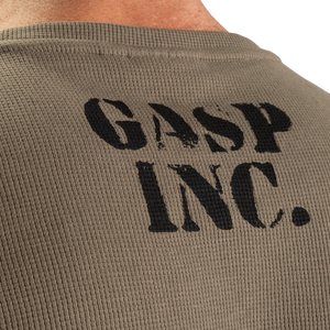 Gasp Thermal Gym Sweater Washed Green