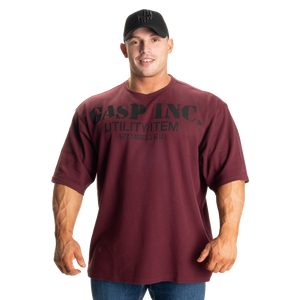 Gasp Iron thermal tee Maroon