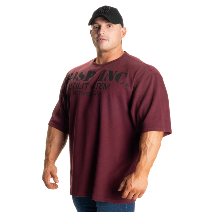 Gasp Iron thermal tee Maroon