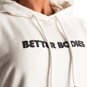 Better Bodies Logo Hoodie V2, Off White