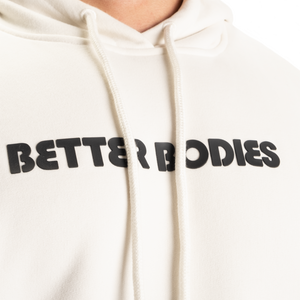 Better Bodies Logo Hoodie V2, Off White