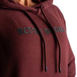 Better Bodies Logo Hoodie V2, Maroon