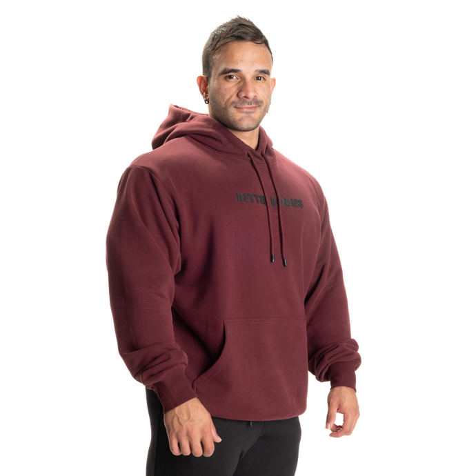 Better Bodies Logo Hoodie V2, Maroon