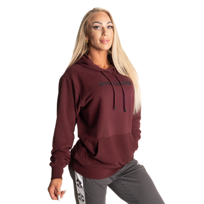 Better Bodies Logo Hoodie V2, Maroon