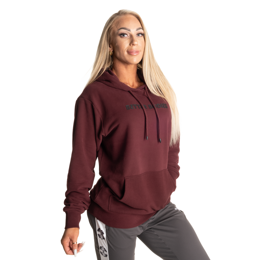 Better Bodies Logo Hoodie V2, Maroon