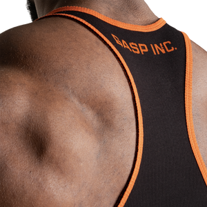 Gasp Ribbed T-Back Black/Flame