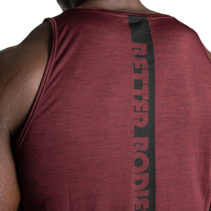 Better Bodies Essex Stripe tank Maroon Melange