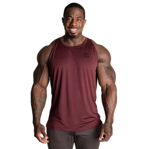 Better Bodies Essex Stripe tank Maroon Melange