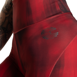 Better Bodies High Waist Leggings, Chili red grunge