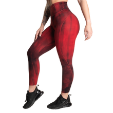 Better Bodies High Waist Leggings, Chili red grunge