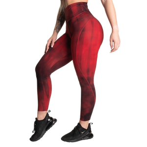 Better Bodies High Waist Leggings, Chili red grunge