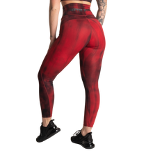 Better Bodies High Waist Leggings, Chili red grunge