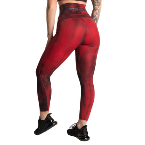 Better Bodies High Waist Leggings, Chili red grunge