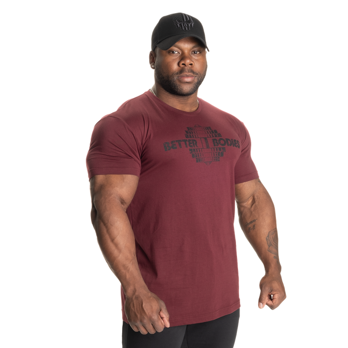 Better Bodies Recruit Tee, Maroon