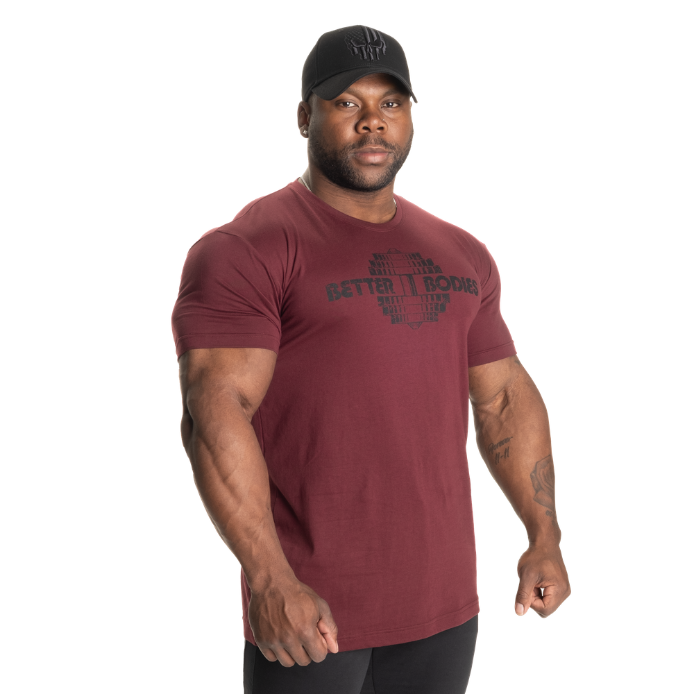 Better Bodies Recruit Tee, Maroon