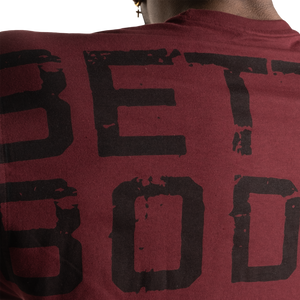 Better Bodies Union Iron Tee, Maroon