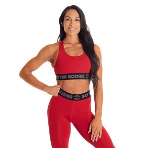 Better Bodies Classic Sports Bra, Chili Red