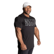 Better Bodies Basic Tapered Tee Black/Grey