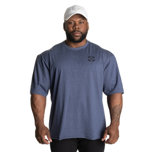 Better Bodies Union Iron Tee, Sky Blue Melange