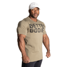 Better Bodies Basic Tapered Tee, Washed Green