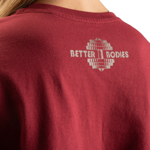 Better Bodies Team One size Tee, Sangria Red