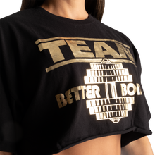 Better Bodies Team Onesize Tee, Black/Gold