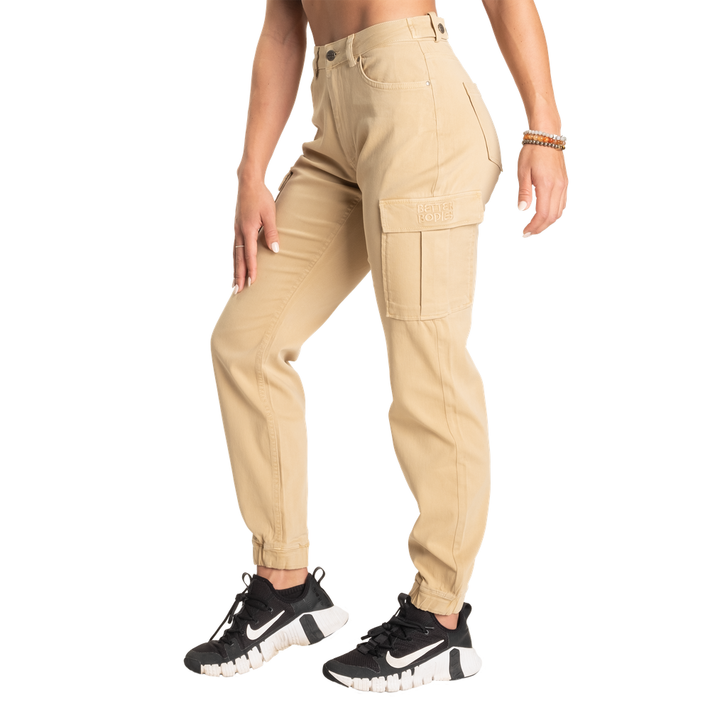 Better Bodies Cargo pants, Light Sand