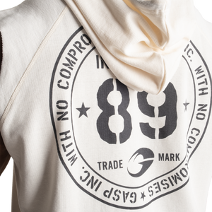 Gasp Thermal Sleeveless Hoodie Off White