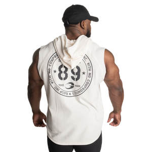 Gasp Thermal Sleeveless Hoodie Off White