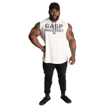 Gasp Thermal Sleeveless Hoodie Off White