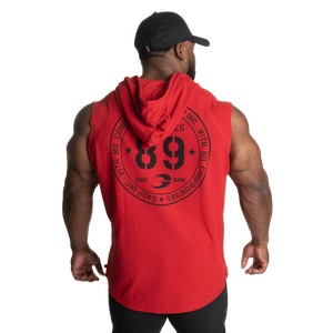 Gasp Thermal Sleeveless Hoodie Chili Red