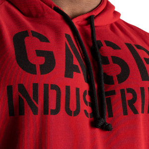 Gasp Thermal Sleeveless Hoodie Chili Red