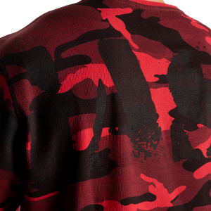 Gasp Thermal Logo Sweater Red Camo