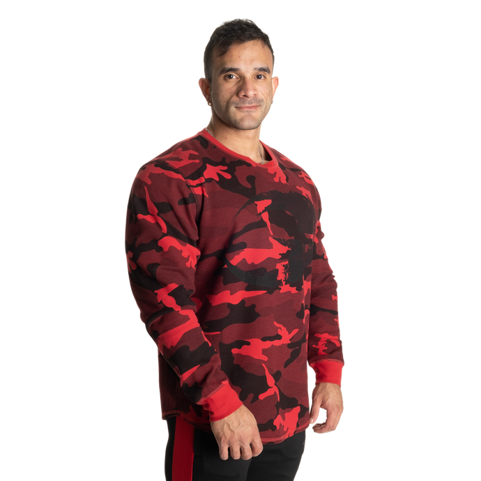 Gasp Thermal Logo Sweater Red Camo