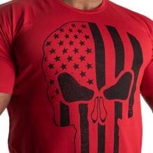 Gasp Skull Standard Tee Chili Red